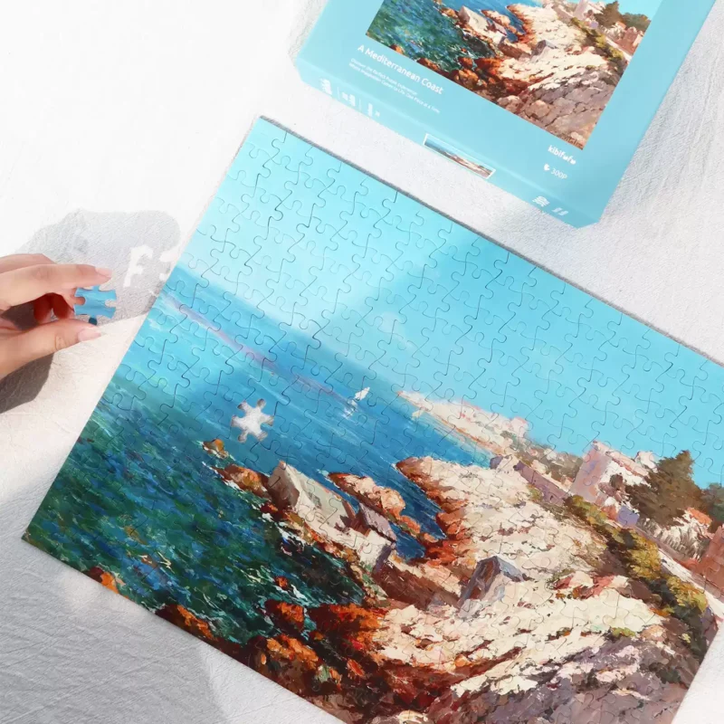 Kibifufu-300pcs Art Puzzle-A Mediterranean Coast