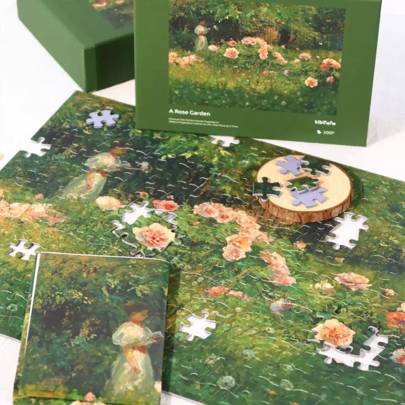 Kibifufu-A Rose Garden (2) Kibifufu-300pcs Art Puzzle-A Rose Garden