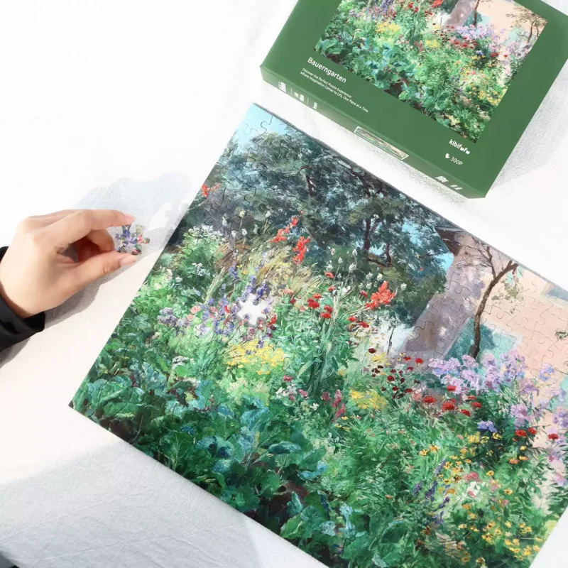 Kibifufu-300pcs Art Puzzle-Bauerngarten
