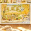 Momibook-Cafe de Autumn (1) Momibook-1000pcs Jigsaw Puzzle-Cafe de Autumn
