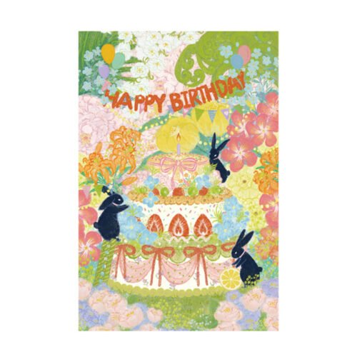 Momibook-1000pcs Jigsaw Puzzle-Happy Birthday Rabbits
