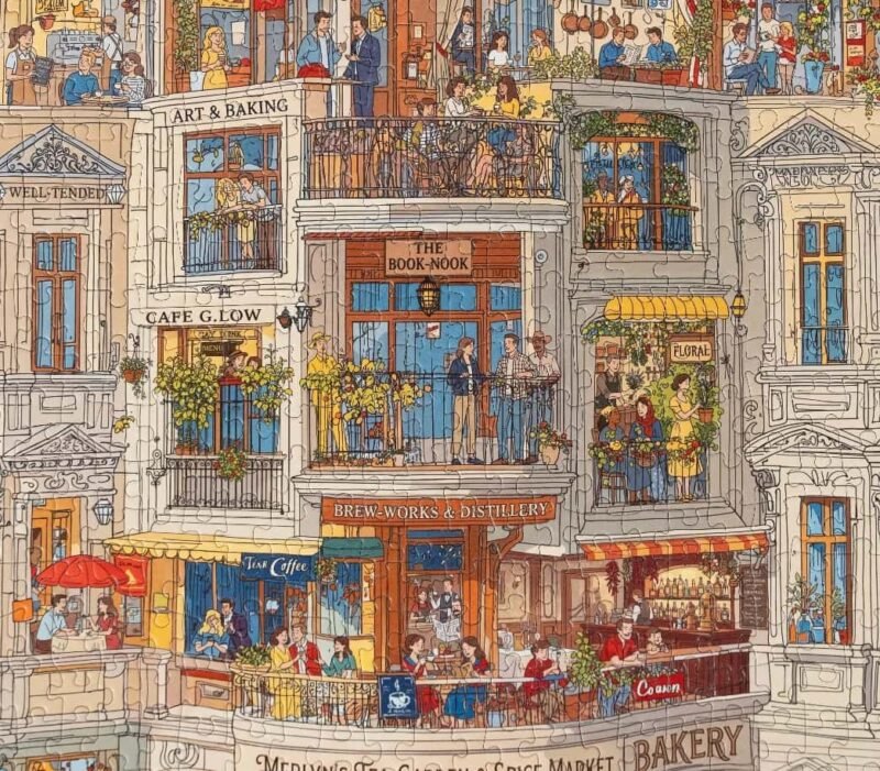Momibook-3000pcs Jigsaw Puzzle-Myriad Cityscapes