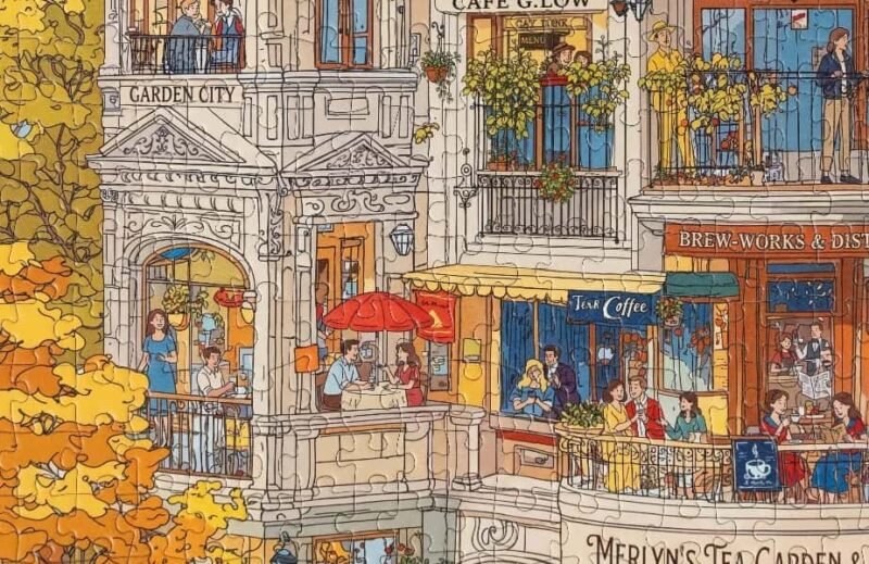 Momibook-3000pcs Jigsaw Puzzle-Myriad Cityscapes