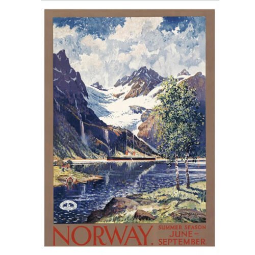Discontinued-Gulu-500 Piece Puzzle-Norway Summer