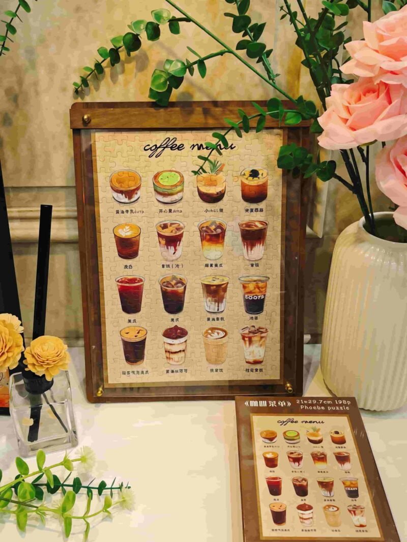 Phoebe-198pcs Puzzle-Coffee Menu