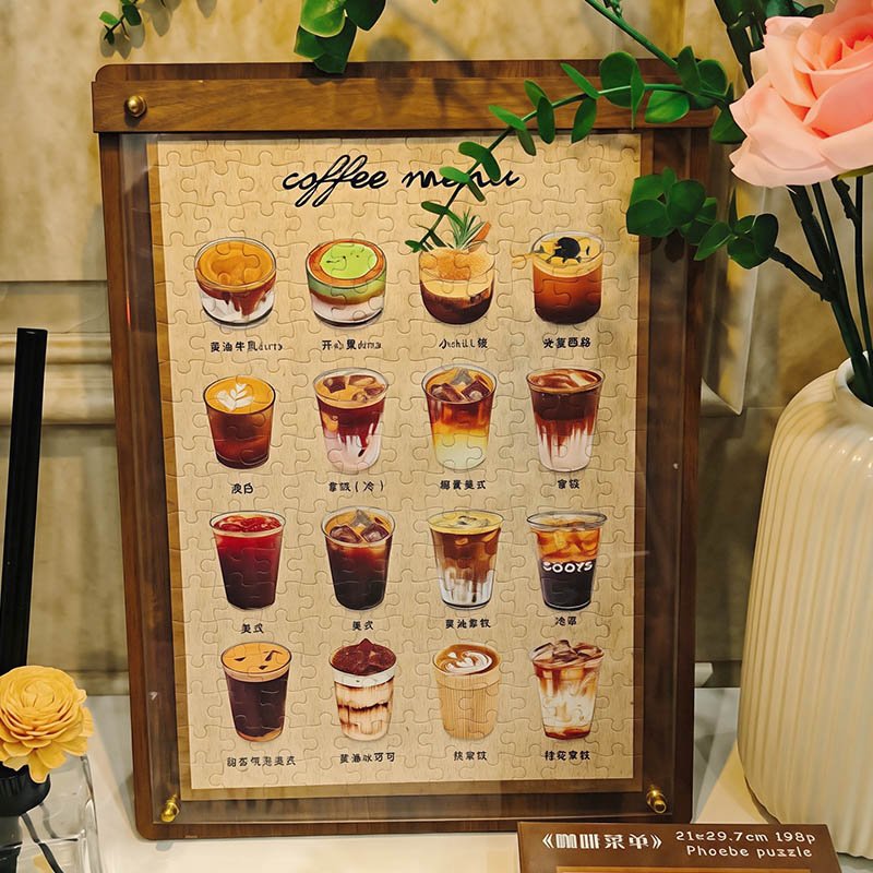 Phoebe-198pcs Puzzle-Coffee Menu
