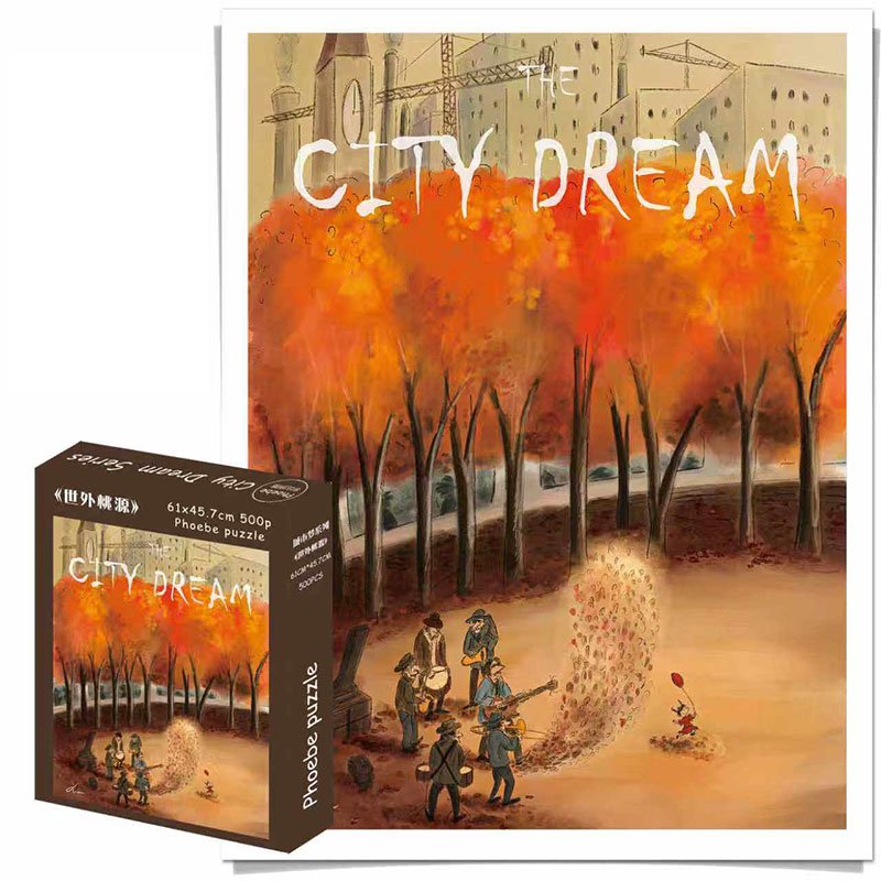 Phoebe-Irregular Cut Puzzle 500pcs-City Dream Series-Arcadia