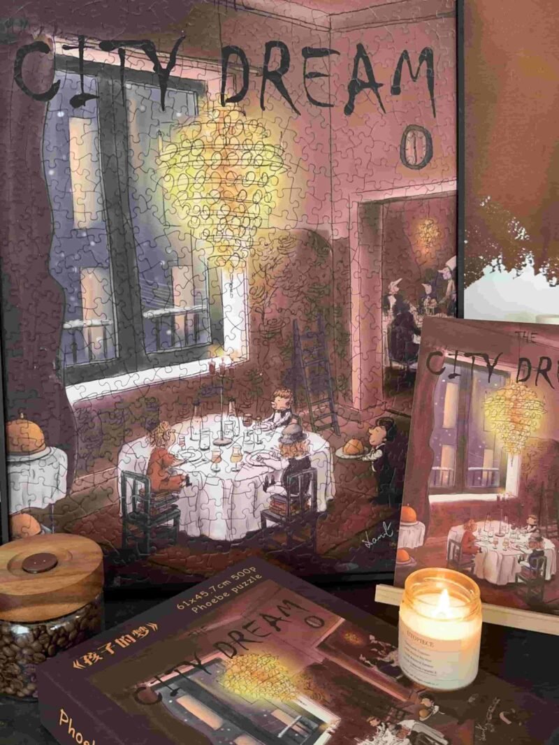 Phoebe-Irregular Cut Puzzle 500pcs-City Dream Series-Children's Dream