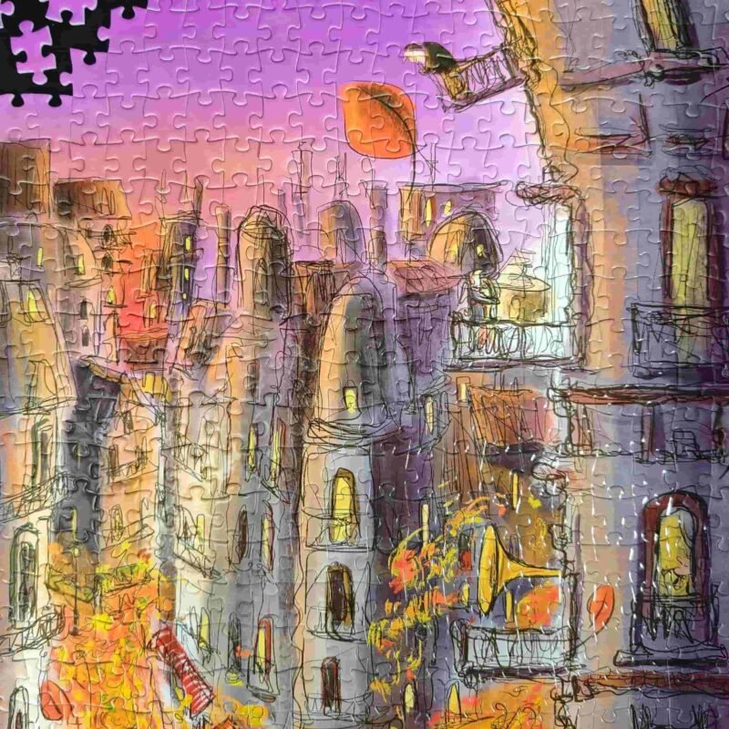 Phoebe Puzzle-Romantic Paris (4) Phoebe-500 Piece Puzzle-Romantic Paris