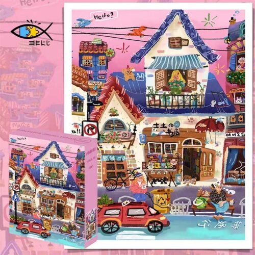 Phoebe-198pcs Puzzle-Street Corner Bookstore