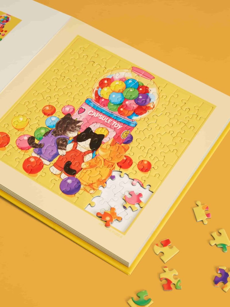 Puffinkids-Amusement Park (4) Puffinkids-Amusement Park Picture Book Puzzle-120pcs*6