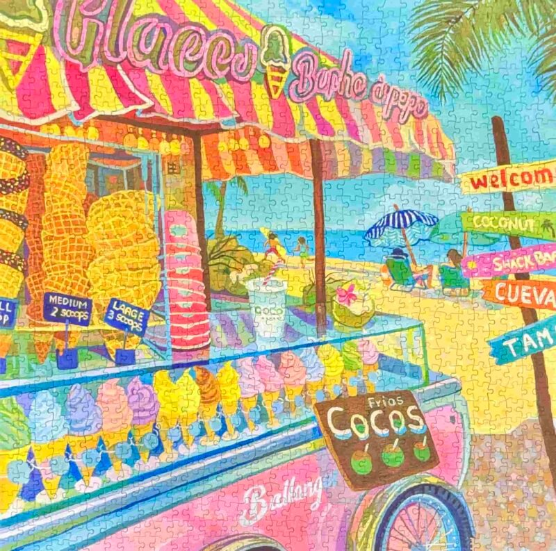 Puffinkids-Ice Cream Holiday (3) Puffinkids-1000 Piece Puzzle-Ice Cream Holiday