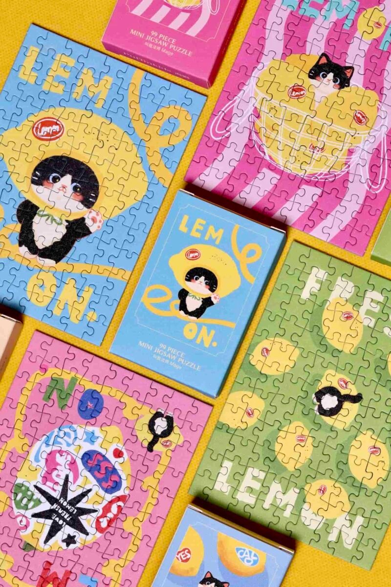Puffinkids-Lemon Cat (1) Puffinkids-Lemon Cat-99pcs*6 Boxes