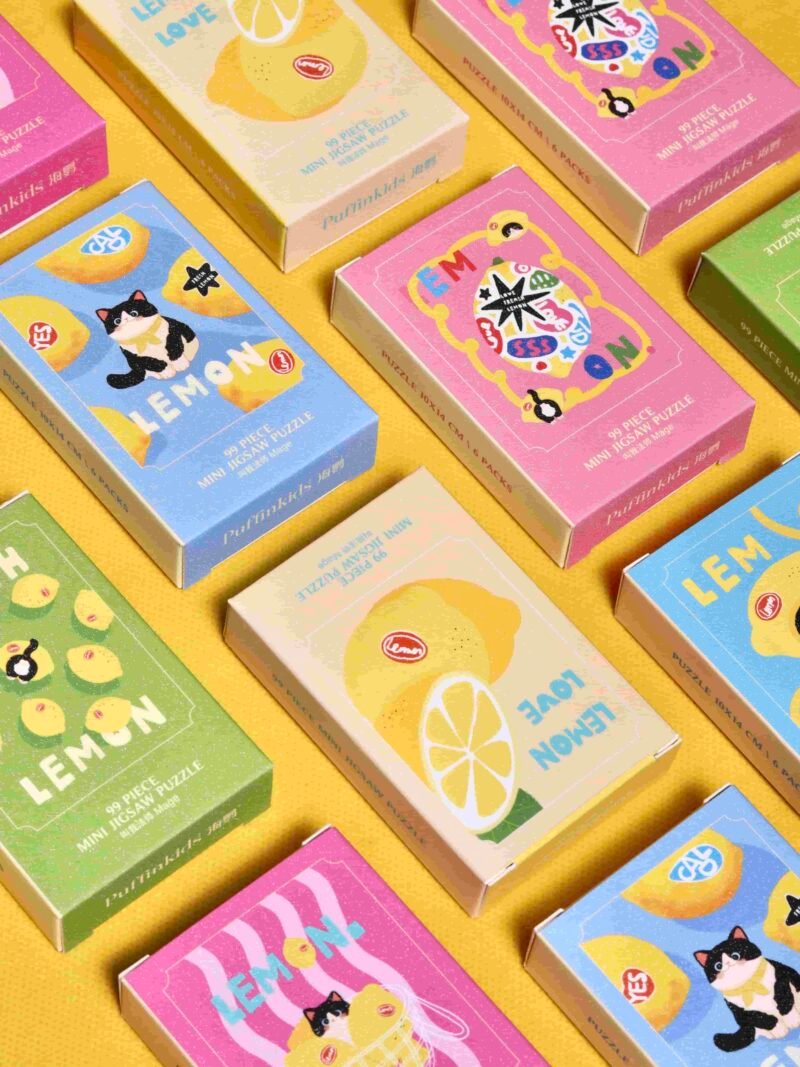 Puffinkids-Lemon Cat (4) Puffinkids-Lemon Cat-99pcs*6 Boxes