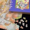 Puffinkids-500 Piece Irregular Cut Double-sided Cork Puzzle-Mage Sheep vs Beasts