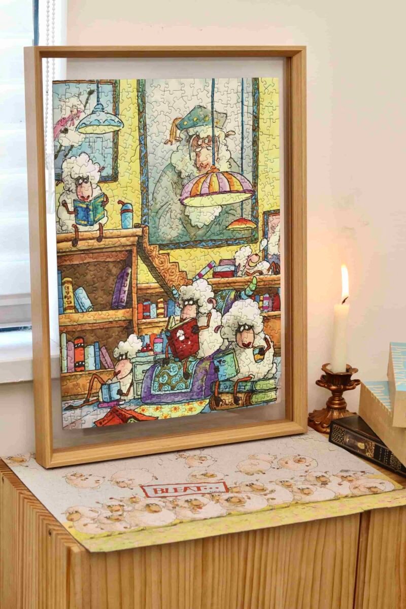 Puffinkids-Mee Magic Academy (3) Puffinkids-500 Piece Irregular Cut Double-sided Cork Puzzle-Mee Magic Academy