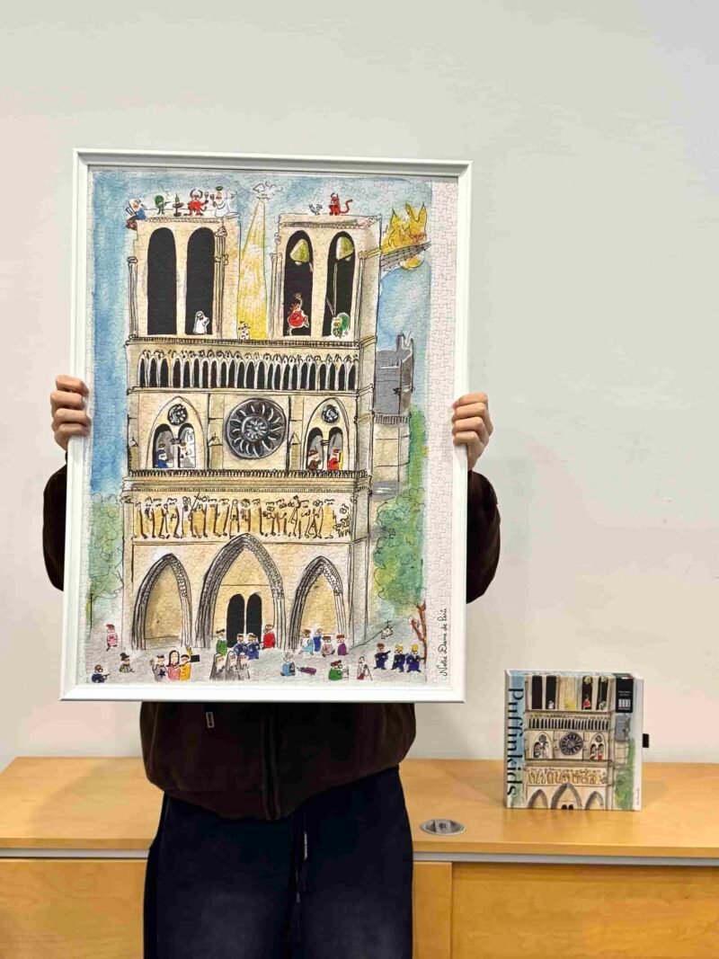 Puffinkids-Notre-Dame de Paris (1) Puffinkids-1000 Piece Puzzle-Notre-Dame de Paris