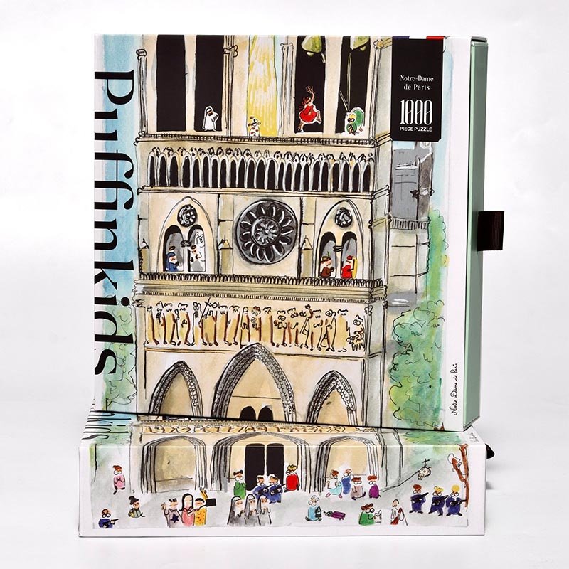 Puffinkids-Notre-Dame de Paris (2) Puffinkids-1000 Piece Puzzle-Notre-Dame de Paris
