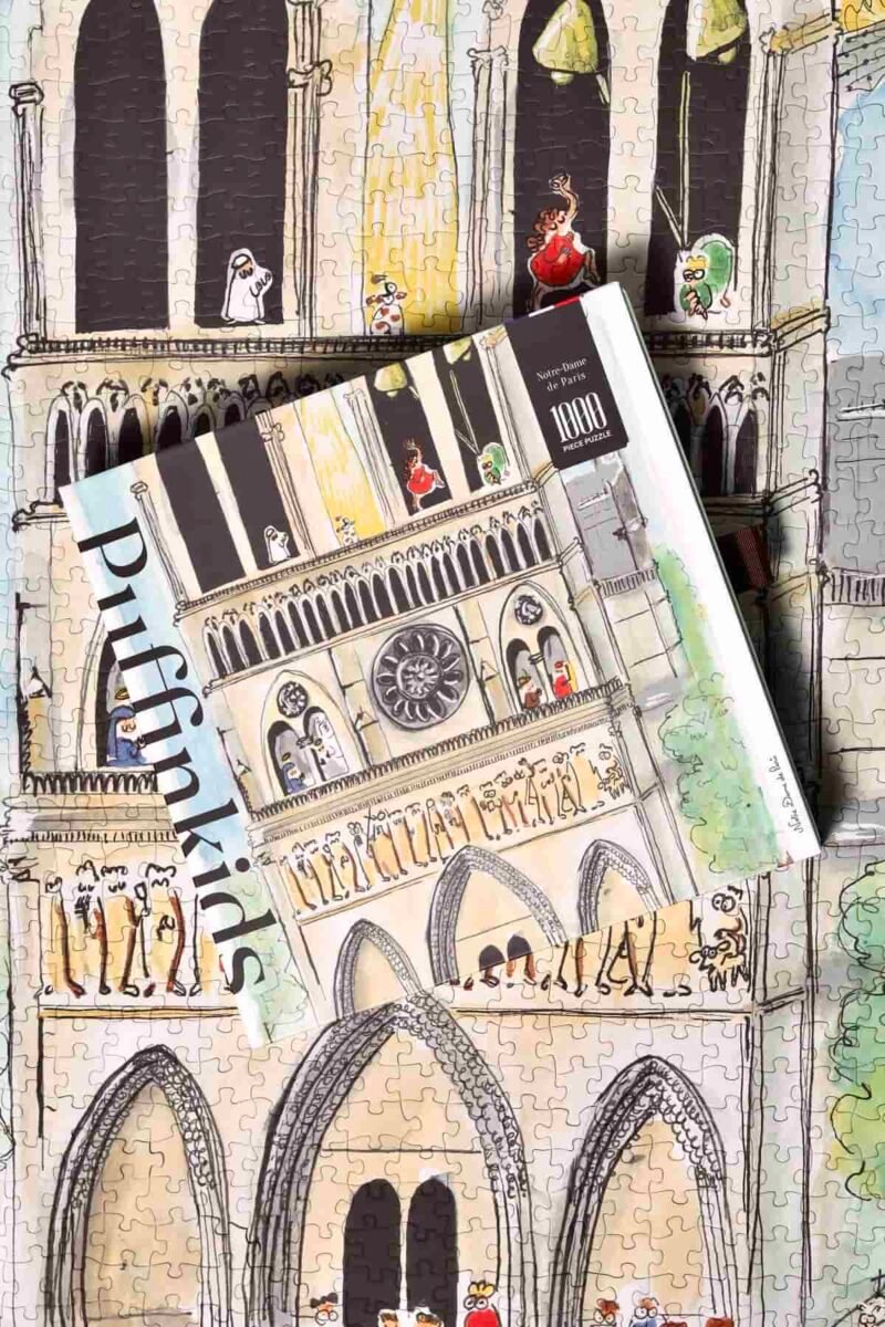 Puffinkids-Notre-Dame de Paris (3) Puffinkids-1000 Piece Puzzle-Notre-Dame de Paris