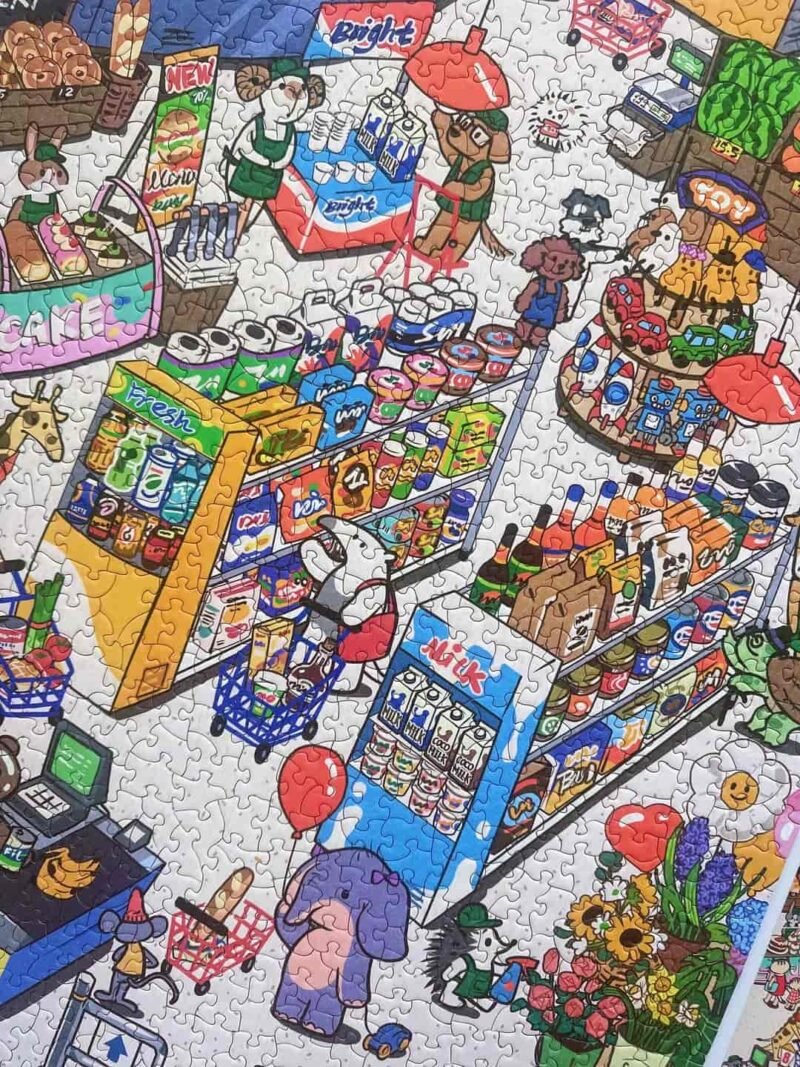 Dreamer Puzzle-1000pcs Irregular Cut Jigsaw Puzzle-Shopping Time