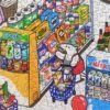Dreamer Puzzle-1000pcs Irregular Cut Jigsaw Puzzle-Shopping Time