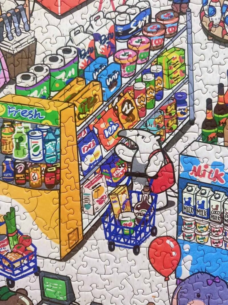 Dreamer Puzzle-1000pcs Irregular Cut Jigsaw Puzzle-Shopping Time