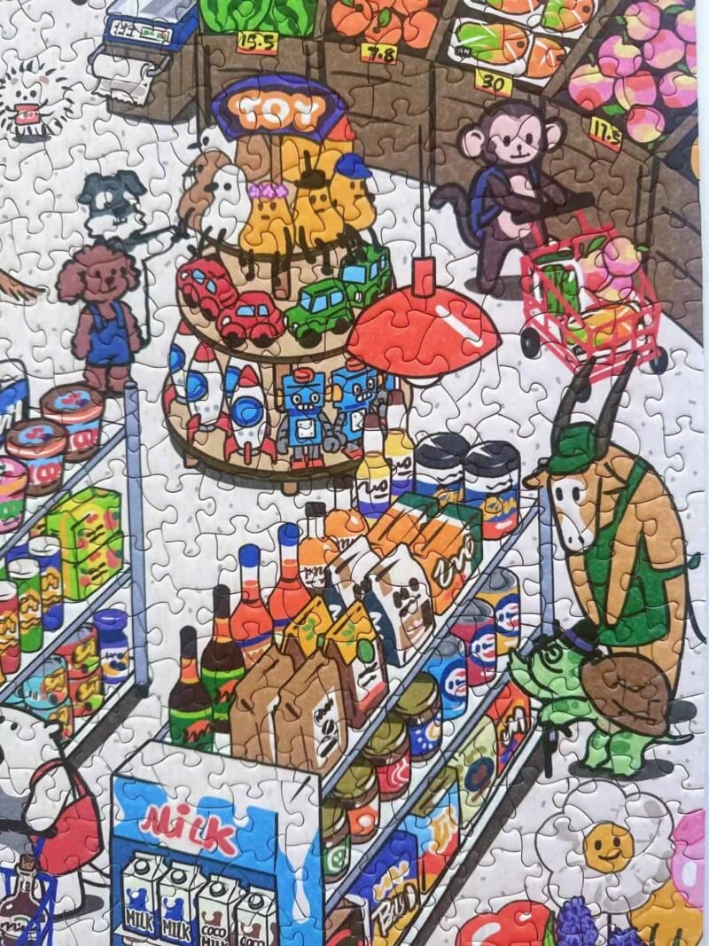 Dreamer Puzzle-1000pcs Irregular Cut Jigsaw Puzzle-Shopping Time
