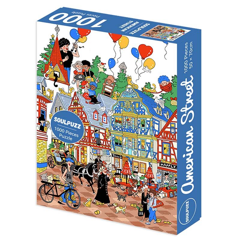Soulpuzz-American Street Soulpuzz-American Street-1000pcs Jigsaw Puzzle