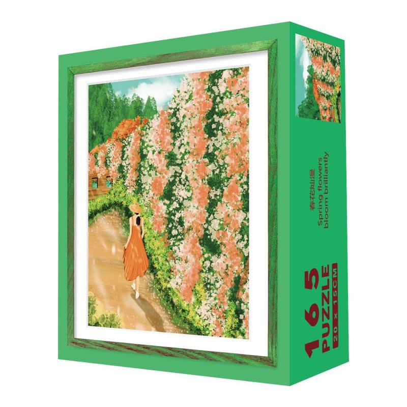 Spring Flowers Puzzle TuTuDingDang-165pcs Jigsaw Puzzle-Spring Flowers