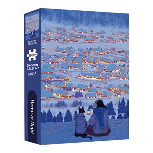 TKX-1000pcs Jigsaw Puzzle-Night at He Mu