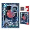 Toi-Red Moon (3) Toi-500pcs Jigsaw Puzzle-Red Moon(Holographic Iridescent Finish)