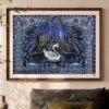 Toi-1000pcs Jigsaw Puzzle-Swan Night(Silver Foil Stamping)