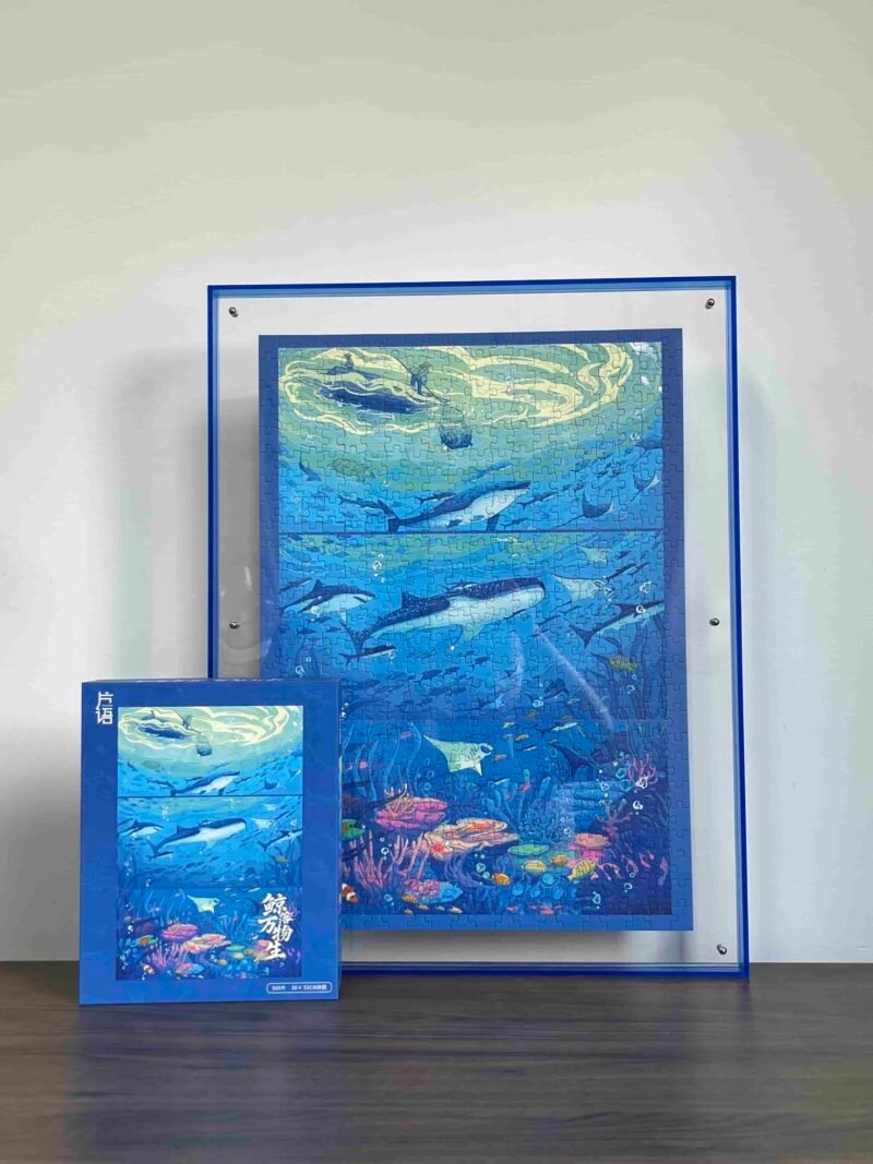 Whale Fall All Life Blooms (2) Piece Talk-Whale Fall, All Life Blooms-500pcs Jigsaw Puzzle
