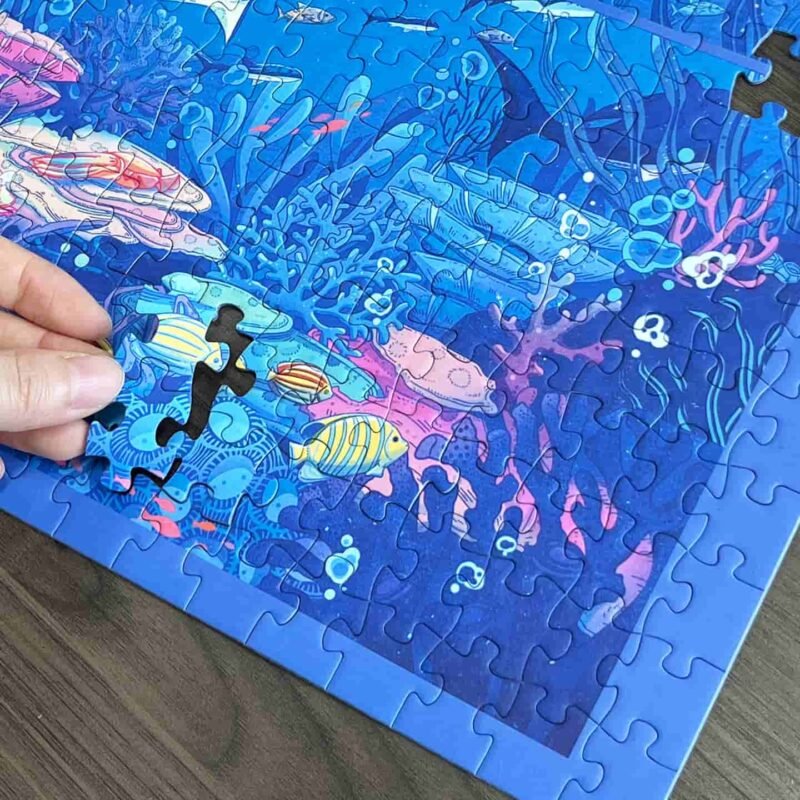 Whale Fall All Life Blooms (3) Piece Talk-Whale Fall, All Life Blooms-500pcs Jigsaw Puzzle