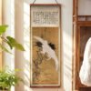 White Crane Puzzle (1) Toi-White Crane(Canvas Finish)-1000pcs Jigsaw Puzzle(With A Scroll Frame)