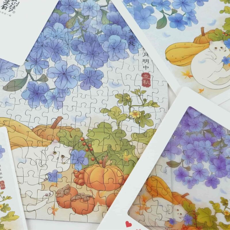 XCYM-168pcs Puzzle-The Twenty-four Solar Terms-Beginning of Autumn
