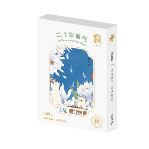 XCYM-168pcs Puzzle-The Twenty-four Solar Terms-White Dew