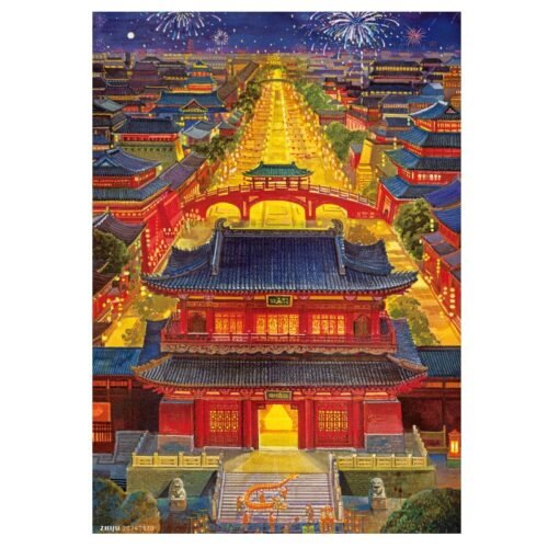 Zhiju-500pcs Jigsaw Puzzle-Huan Xi Temple