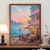 Zhiju-Sunset Cafe (1) Zhiju-500pcs Jigsaw Puzzle-Sunset Cafe