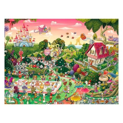 Alice in Wonderland 3djp/Pintoo-Plastic Jigsaw Puzzles 4032pcs-Showpiece L-Alice in Wonderland-Shinji Yamamoto