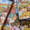 Autumn Camping (4) A Segment of Orange-Autumn Camping-1000pcs Jigsaw Puzzle