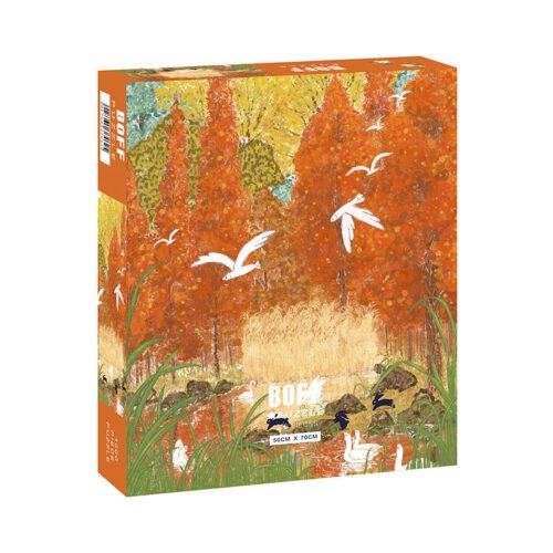 Boff-White Birds Against Late Autumn (1) Boff-White Birds Against Late Autumn-1000pcs Jigsaw Puzzle