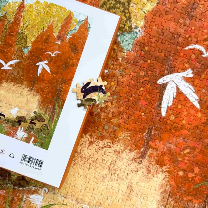 Boff-White Birds Against Late Autumn-1000pcs Jigsaw Puzzle