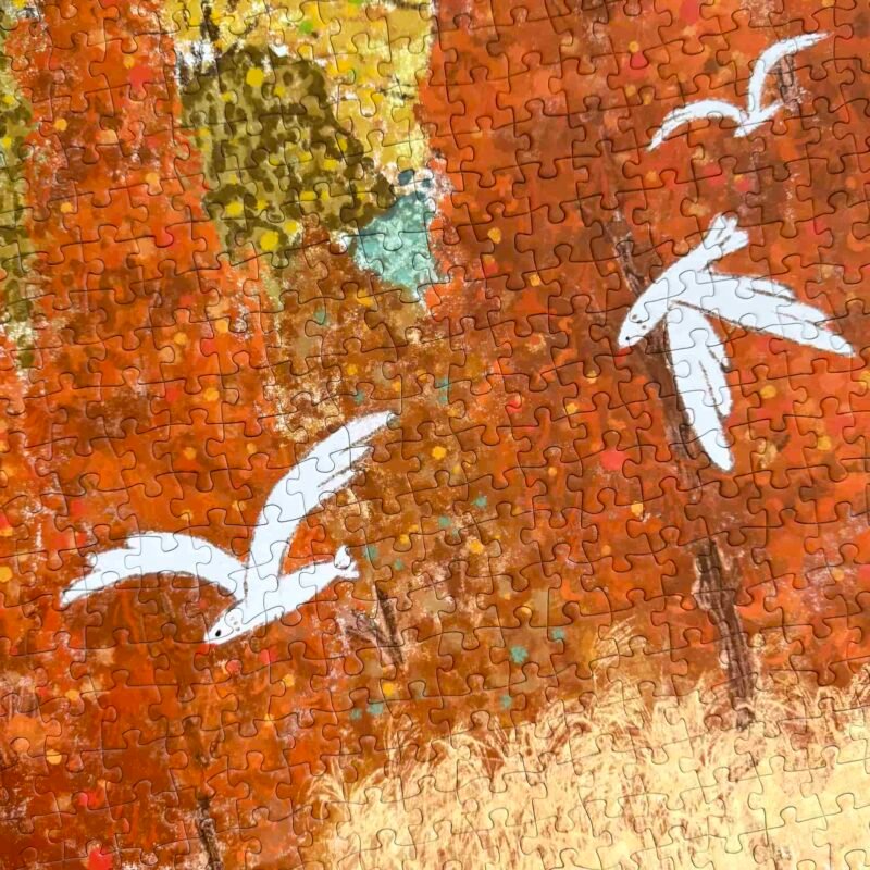 Boff-White Birds Against Late Autumn-1000pcs Jigsaw Puzzle