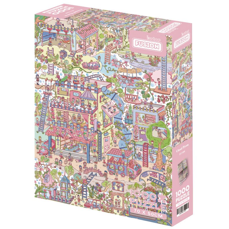 Discontinued-Botop Fusion-1000pcs Jigsaw Puzzle-Cloud City