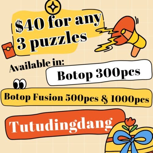 Botop and Tutudingdang 2026 Black Friday Sale-Round 1- For Three Puzzles