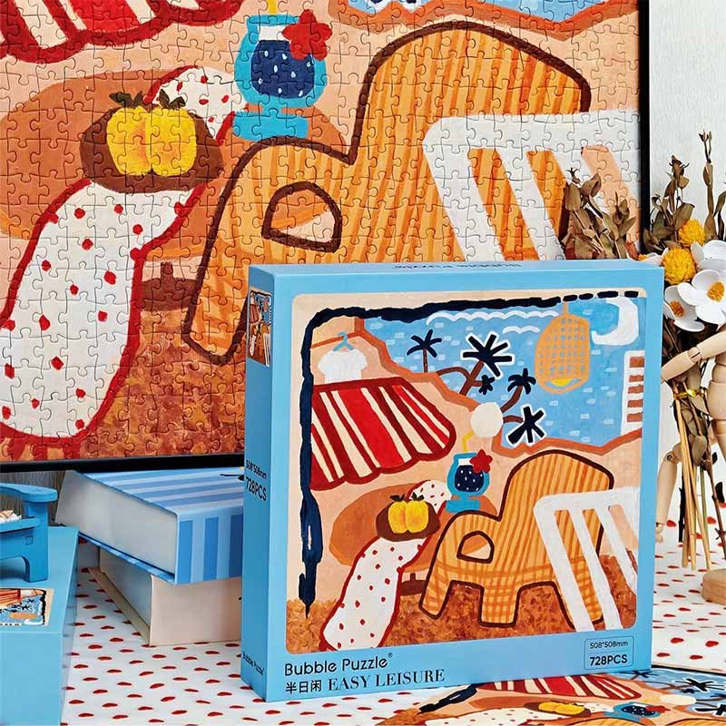 Bubble Puzzle-Easy Leisure (2) Bubble Puzzle-728pcs Jigsaw Puzzle-Easy Leisure