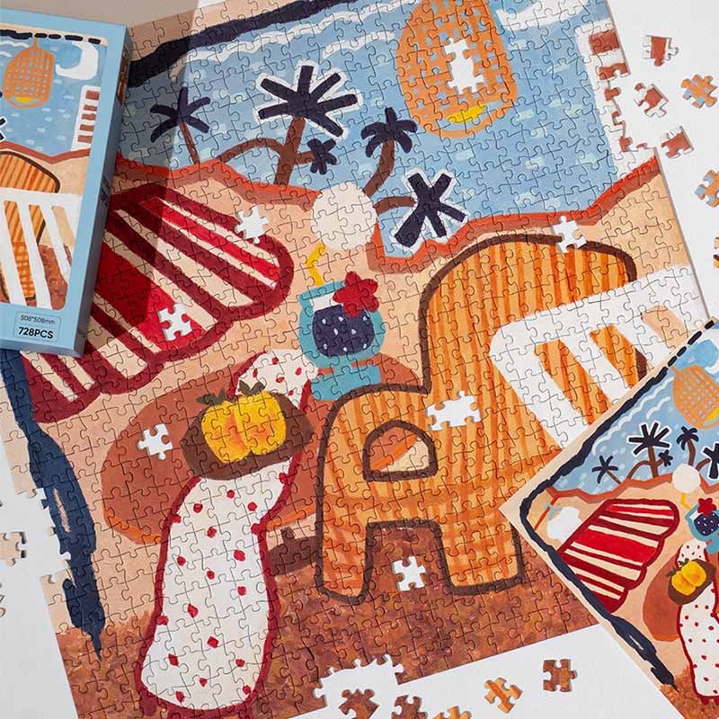 Bubble Puzzle-Easy Leisure (3) Bubble Puzzle-728pcs Jigsaw Puzzle-Easy Leisure