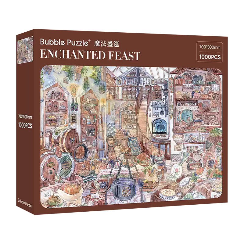 Bubble Puzzle-1000pcs Jigsaw Puzzle-Enchanted Feast