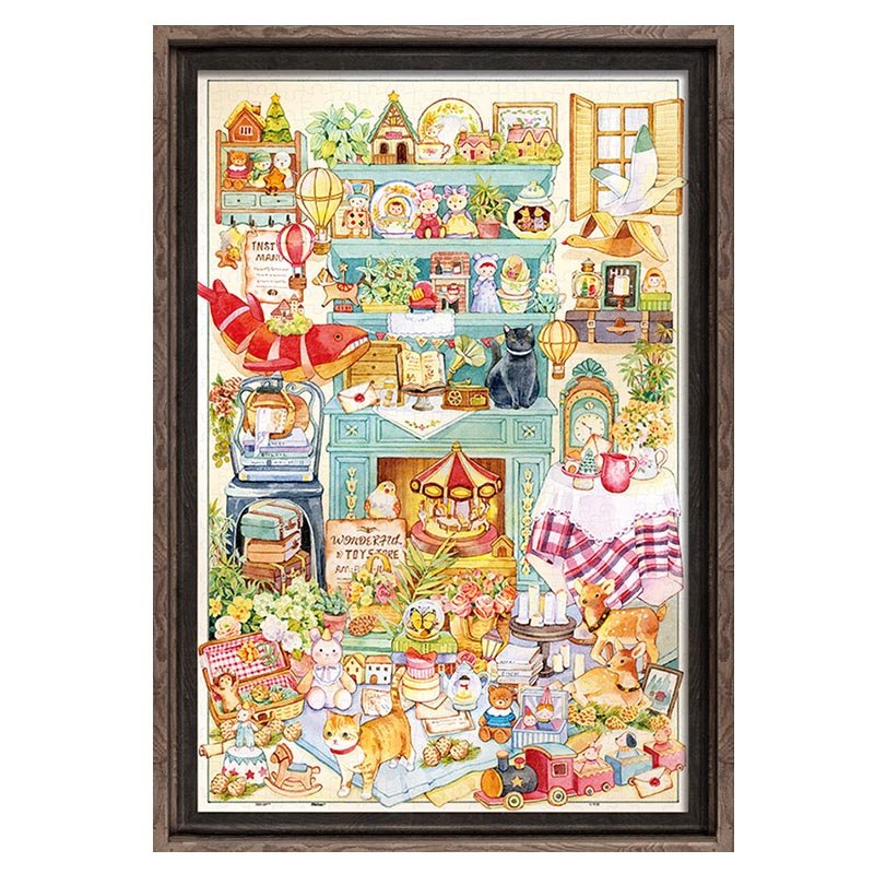 Childhood Dreams on Display 3djp Jigsaw Puzzles For Adults 504pcs-Childhood Dreams on Display